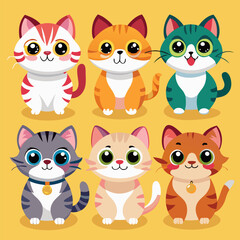 Cute Cat Illustrations and Vector Designs for Your Projects