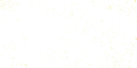 Abstract doted and confetti golden glitter and dust particles splatter on transparent background. Dust golden grunge background. Vector illustration