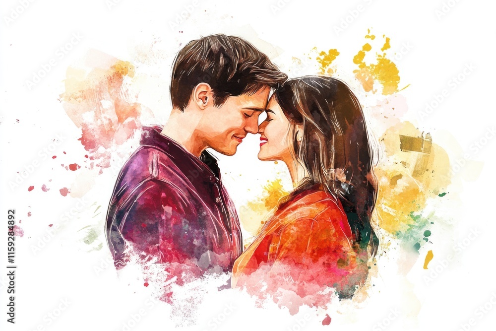 Poster a man and a woman stand side by side in this simple yet powerful image