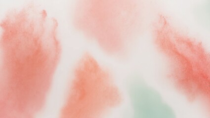 Fototapeta premium Soft watercolor abstract background with gentle hues of red and green, perfect for creative projects, invitations, or modern decor