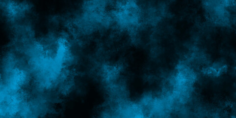 Beautiful stylist modern blue texture background with smoke, blue grunge watercolor patterned background with clouds, navy blue scratched grunge watercolor paper background.