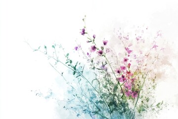 Obraz premium A vase filled with many colorful flowers sits on a table