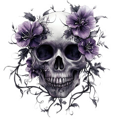 Gothic Spring Clipart Vector Illustration