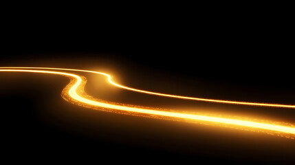 Golden Path to Success:  A mesmerizing abstract depiction of a winding golden road against a dark background, symbolizing the journey to success, ambition, and the pursuit of dreams. 