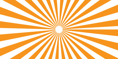 Abstract circuses, stripe background design. Stripes sunburst in retro pop art style. Stripes sunburst rotating motion. Radiating Stripes in Orange, Pink, and Magenta. Perfect for Modern Backgrounds, 
