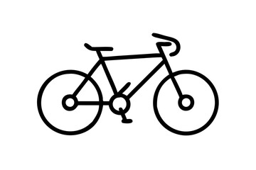 Bicycle Silhouette Vector Illustration Cycling Graphic