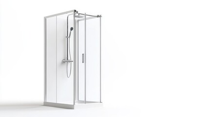 Sleek Modern Shower Cabin with Transparent Glass Doors and Minimalist Design for Luxurious Bathroom Spaces and Relaxing Shower Experience