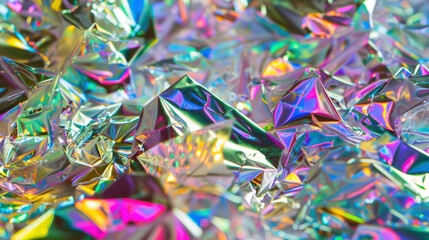 holographic rainbow foil iridescent texture background