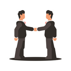 handshake businessmen