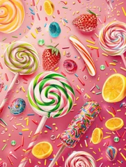 Papier peint photo  Sweet assortment of candy treats  © vefimov