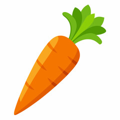 carrot isolated on white