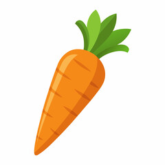 carrot isolated on white