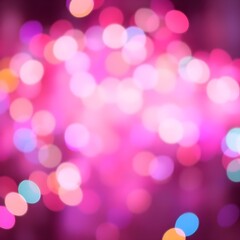 colorful festive abstract blurred bokeh background Generative ai 