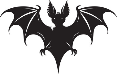Black and white bat
