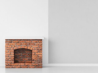 Before to after A stack of bricks built into a functional and beautiful fireplace