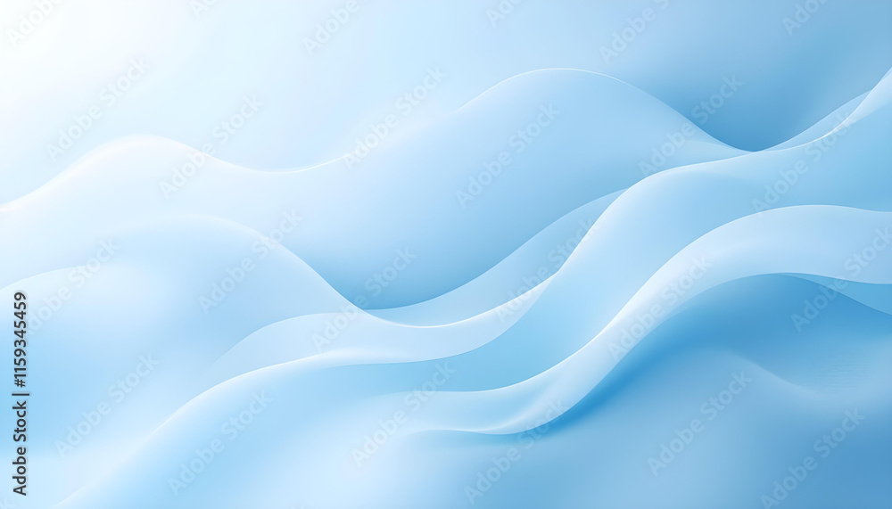 Poster sky blue white textured line gradient background smooth light blur, wide background. smooth horizont