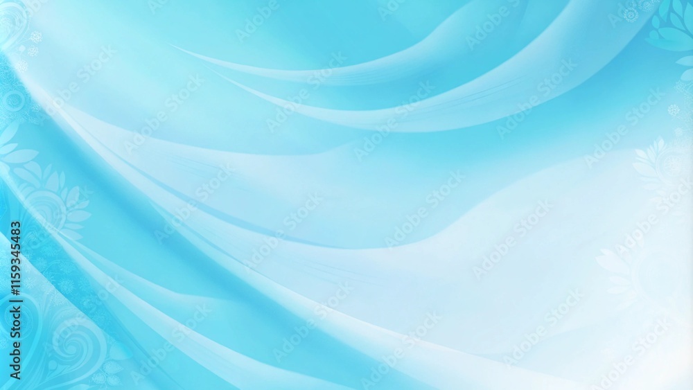 Poster sky blue white textured line gradient background smooth light blur, wide background. smooth horizont