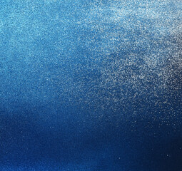 Steel blue metallic gradient with shimmering glitter and a fine noise texture