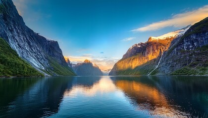 Fototapeta premium sunrise over the mountains