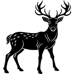 deer silhouette vector