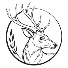 deer head silhouette