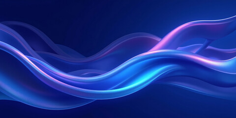 Fototapeta premium Blue Wave Abstract Background