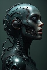 Biomechanical woman