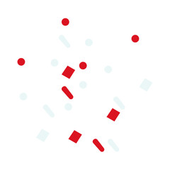 Indonesia Independence Day Confetti