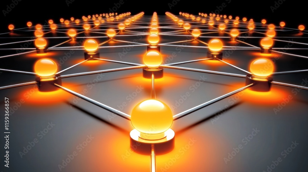 Poster illuminated network: a visual representation of interconnectivity