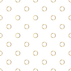 Seamless geometric pattern of circles.  Abstract vintage background. Modern elegant texture.