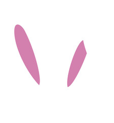 Cute rabbit ears headband flat vector.
Isolated Bunny ears costume icon.
Easter Cosplay Party Hair Styling Costume Dress Up for Kids Girls Women.
Transparent background.