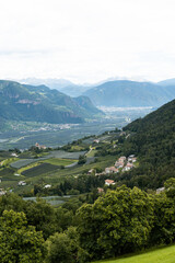 Hiking View from Tisens, Bolzano, South Tyrol, Italy