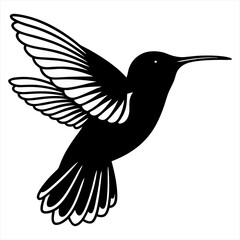 flying bird silhouette