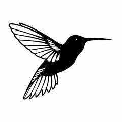 flying bird silhouette