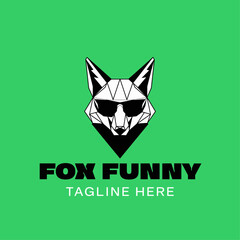 unique fox design, fox illustration, logo, vector