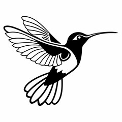 flying bird silhouette