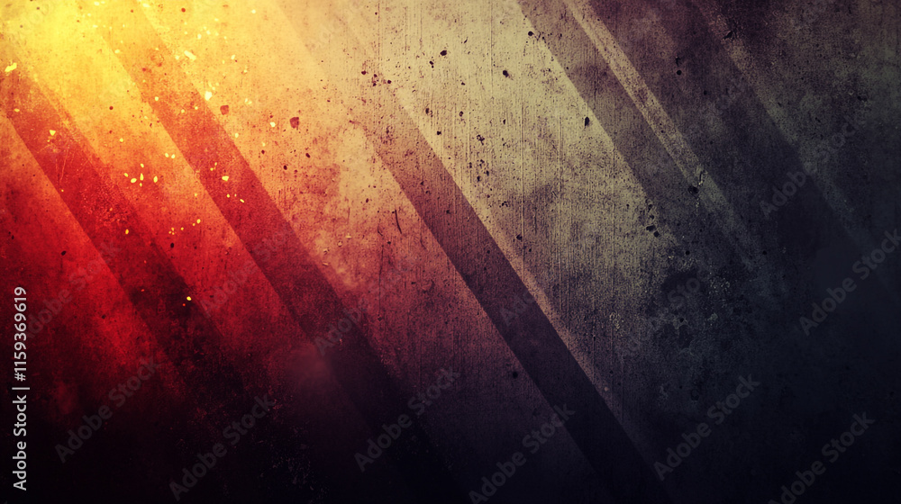 Poster abstract texture with dynamic light and shadow patterns creating an intense visual effect