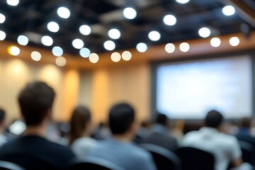 Blurry Conference Room Background