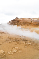 Hverarönd geothermal erea in iceland