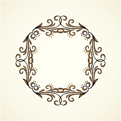 Old cute romantic book ribbon bow swirly tag swoosh element isolated on white paper card backdrop. Freehand black ink pen outline drawn curly corner sketchy in artistic rustic curlicue scrawl style