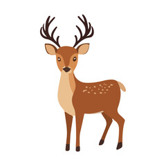 Graceful Deer Graphic for Kids’ Books and Creative Wildlife Art