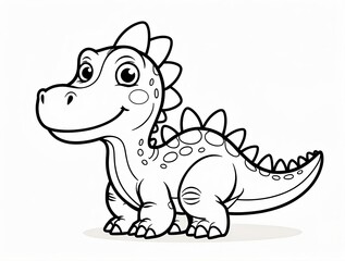 Fototapeta premium dinosaur illustration, Generated AI