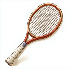 Tennis racket illustration