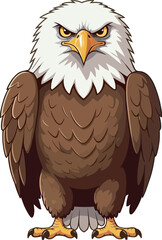 a drawing of an eagle with a white background.