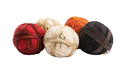 Colorful decorative balls for home decor. transparent background