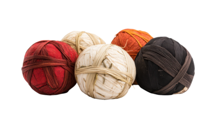 Colorful decorative balls for home decor. transparent background