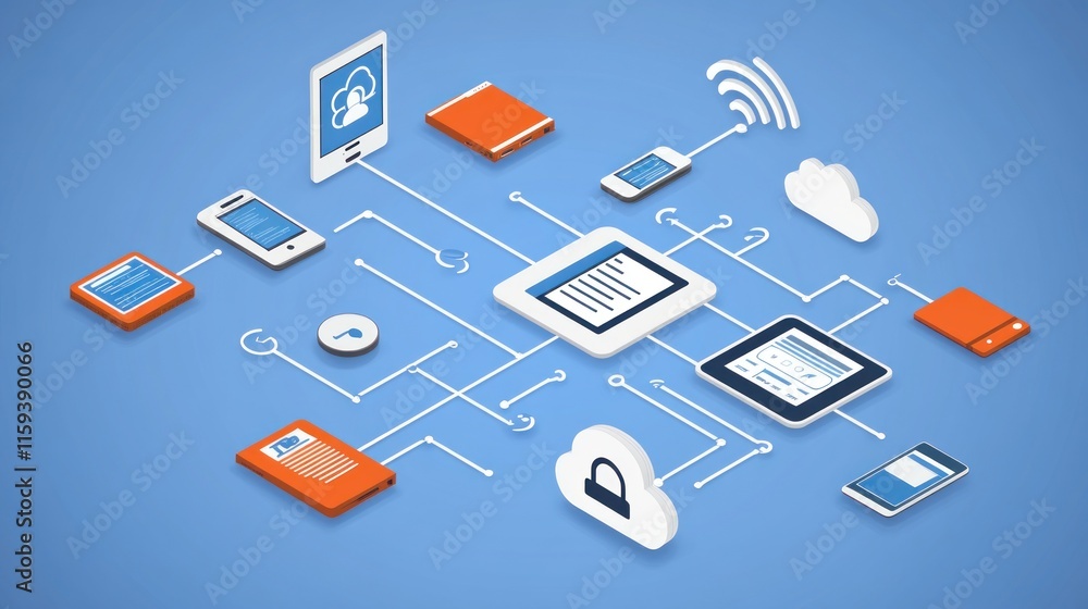 Poster interconnected devices: a modern network visualization
