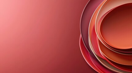 Naklejka premium Deep maroon blending into bright crimson for a dramatic and bold style