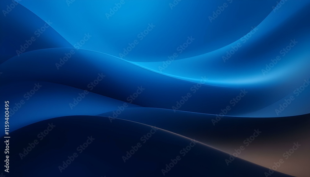 Poster 3d blue abstract artistic background for business and technology concept presentation slide. diagona