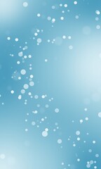 Defocused lights on blue blurred background